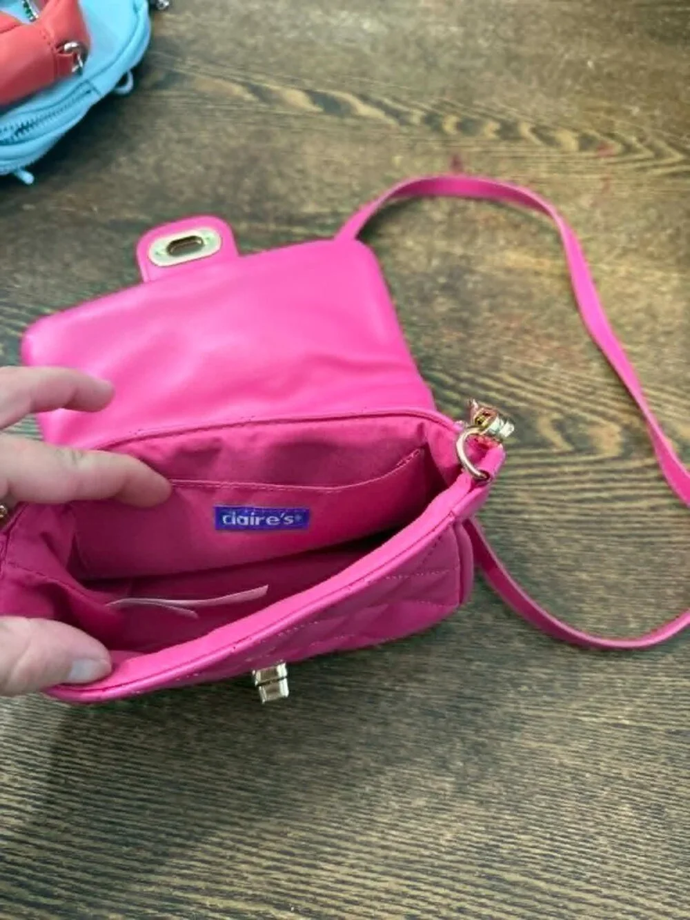 Small pink crossbody